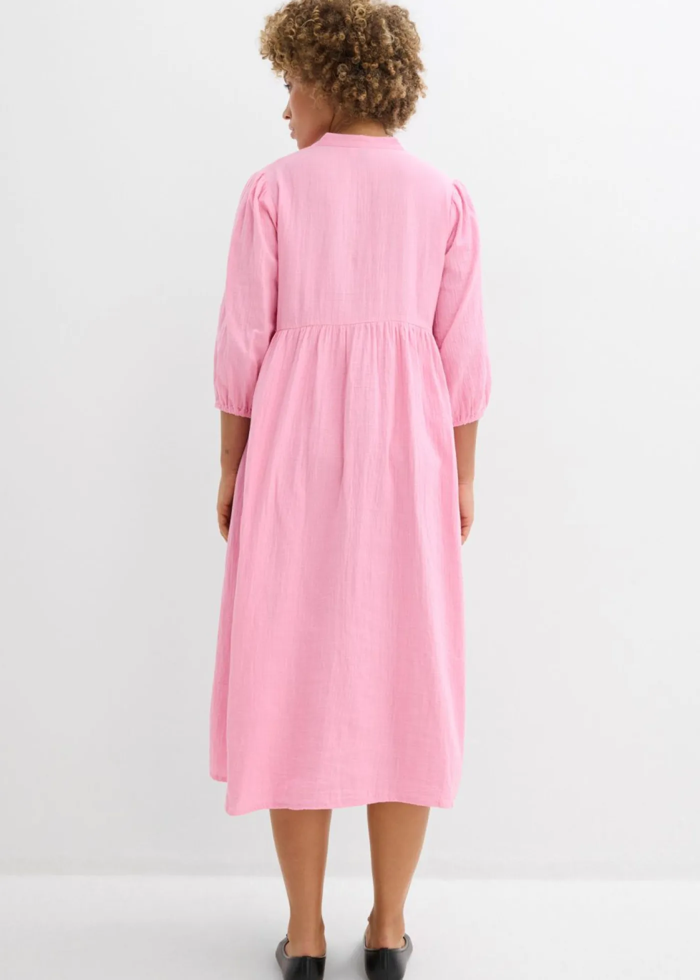 Hot Vestido tipo túnica de muselina suave Mujer Vestidos|Novedades