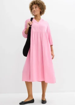 Hot Vestido tipo túnica de muselina suave Mujer Vestidos|Novedades