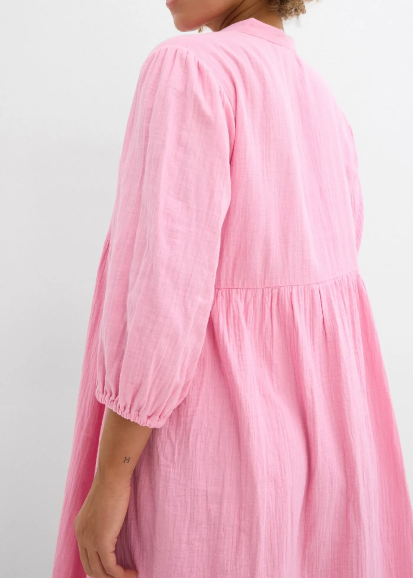 Hot Vestido tipo túnica de muselina suave Mujer Vestidos|Novedades