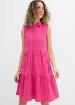 Sale Vestido tipo túnica de muselina ligera Mujer Vestidos