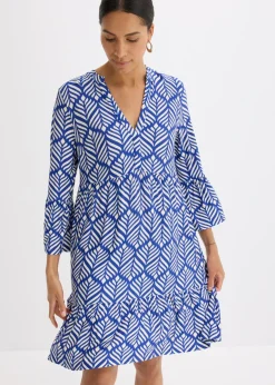 New Vestido tipo túnica de punto de mezcla de viscosa suave Mujer Vestidos
