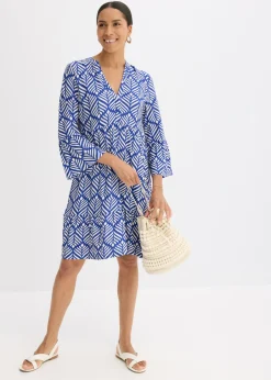 New Vestido tipo túnica de punto de mezcla de viscosa suave Mujer Vestidos