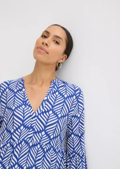 New Vestido tipo túnica de punto de mezcla de viscosa suave Mujer Vestidos