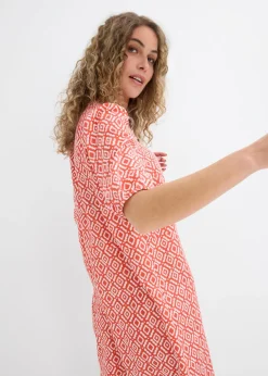 Online Vestido tipo túnica de viscosa fluida Mujer Vestidos