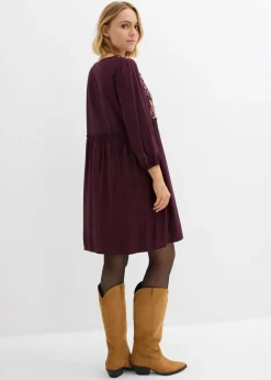 Sale Vestido tipo túnica de viscosa fluida Mujer Vestidos