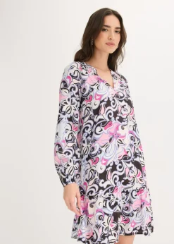 Clearance Vestido tipo túnica de viscosa fluida Mujer Vestidos|Novedades