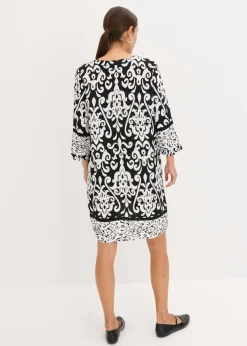 Vestido tipo túnica de viscosa fluida Mujer Vestidos|Novedades
