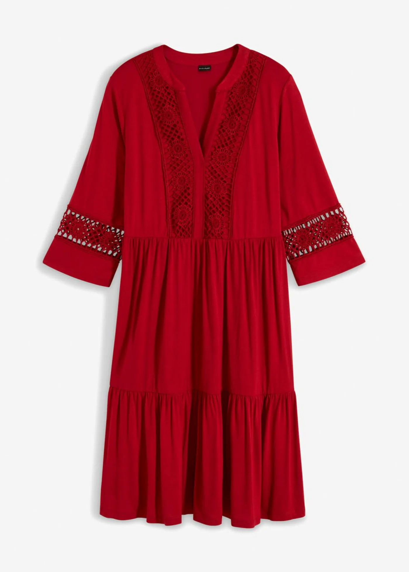 Online Vestido tipo túnica de viscosa suave Mujer Vestidos|Novedades