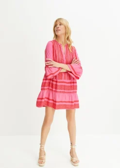 Discount Vestido tipo túnica de viscosa fluida Mujer Vestidos