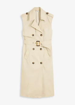 Best Vestido trench con cinturón (2 piezas) Mujer Vestidos