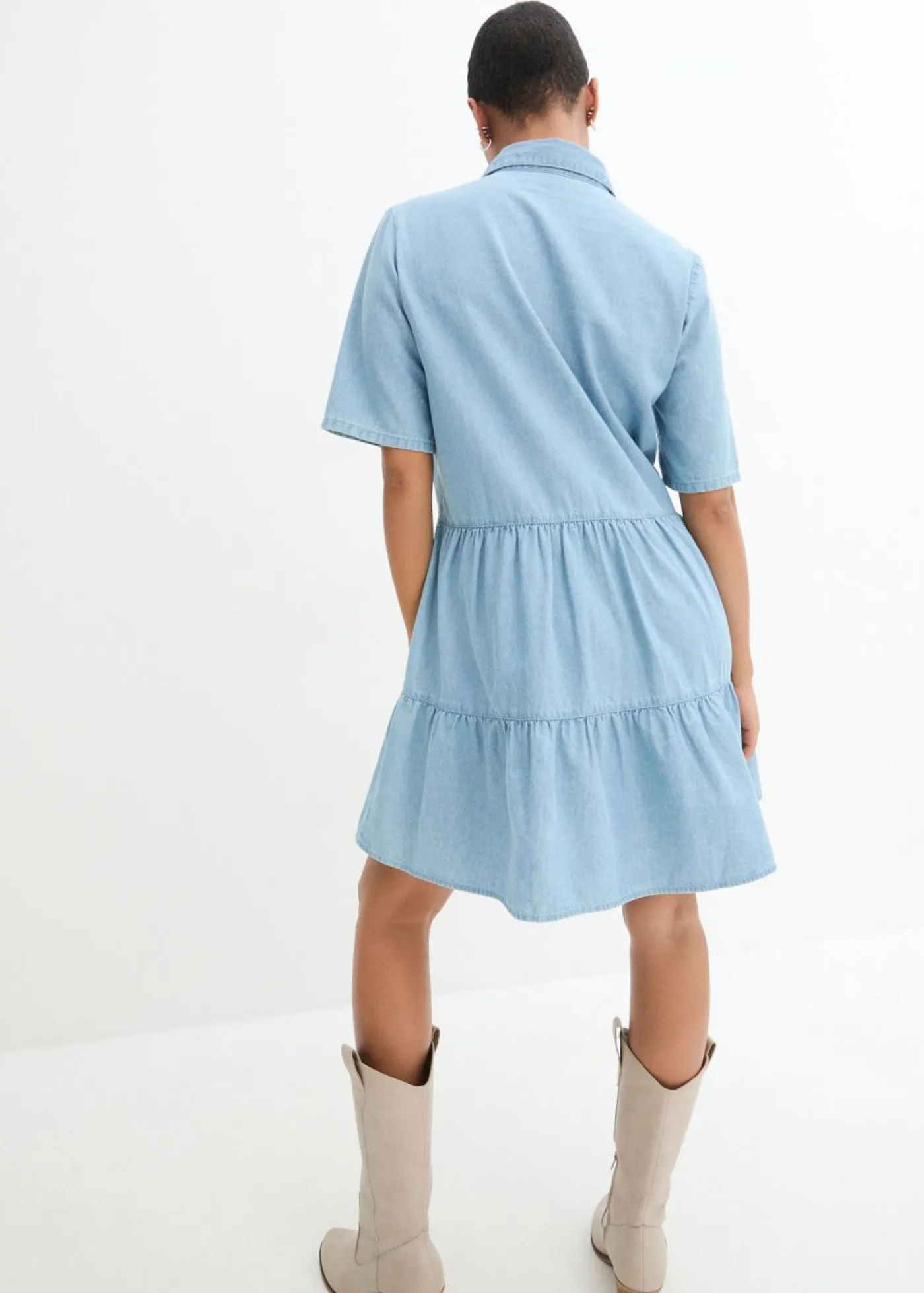 Hot Vestido vaquero Mujer Vestidos