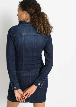 Sale Vestido vaquero con cinturón Mujer Vestidos