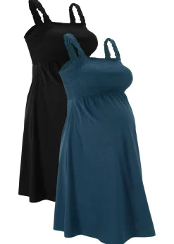 Outlet Vestidos premamá de algodón orgánico (2 unidades) Mujer Premamá