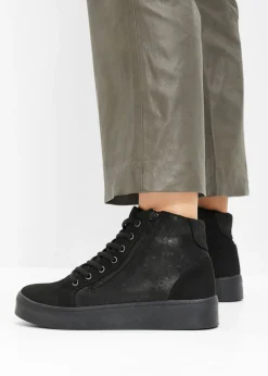 New Zapatillas de caña alta con patrón floral Mujer Tendencias·Zapatos Veganos|Zapatillas