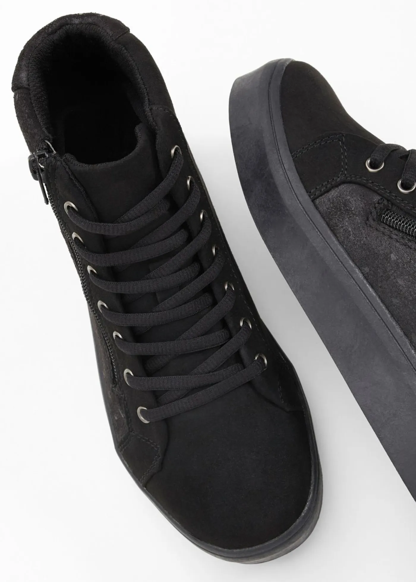 New Zapatillas de caña alta con patrón floral Mujer Tendencias·Zapatos Veganos|Zapatillas