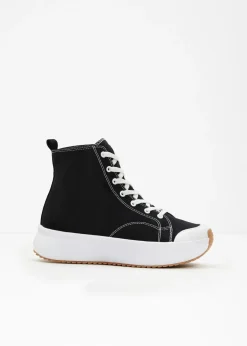 Zapatillas deportivas altas con plataforma Mujer Tendencias·Zapatos Veganos|Zapatillas