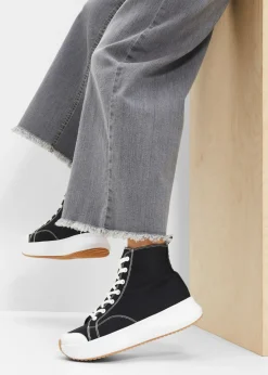Zapatillas deportivas altas con plataforma Mujer Tendencias·Zapatos Veganos|Zapatillas