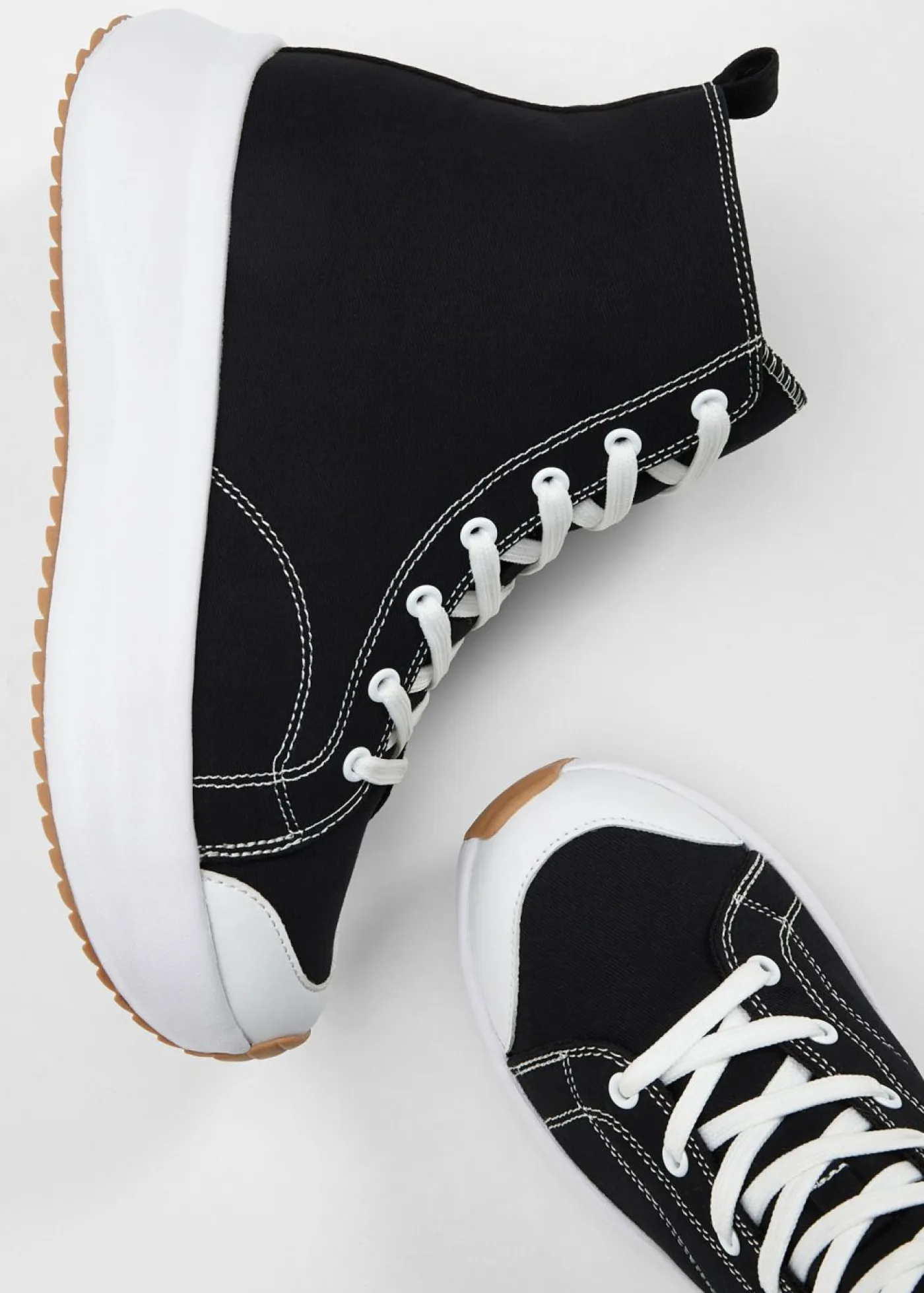 Zapatillas deportivas altas con plataforma Mujer Tendencias·Zapatos Veganos|Zapatillas