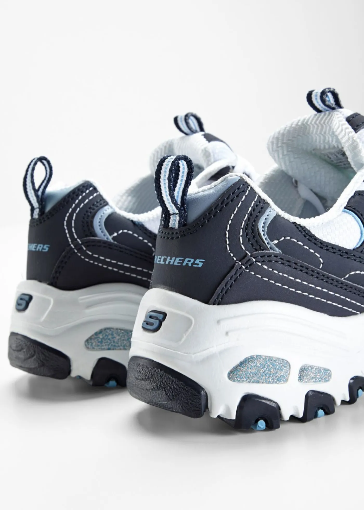 Hot Zapatillas deportivas chunky de piel de Skechers Mujer Zapatos De Marca·Skechers|Zapatillas Deportivas