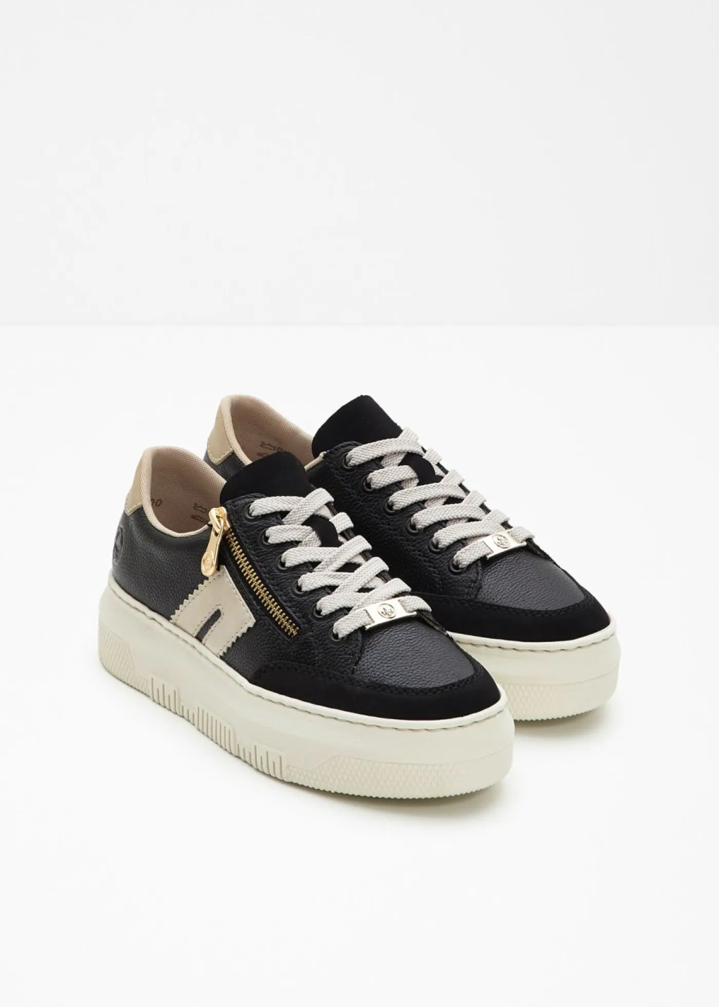 Sale Zapatillas deportivas cómodas de Rieker de piel con plataforma Mujer Zapatos De Marca·Rieker|Zapatos Cómodos
