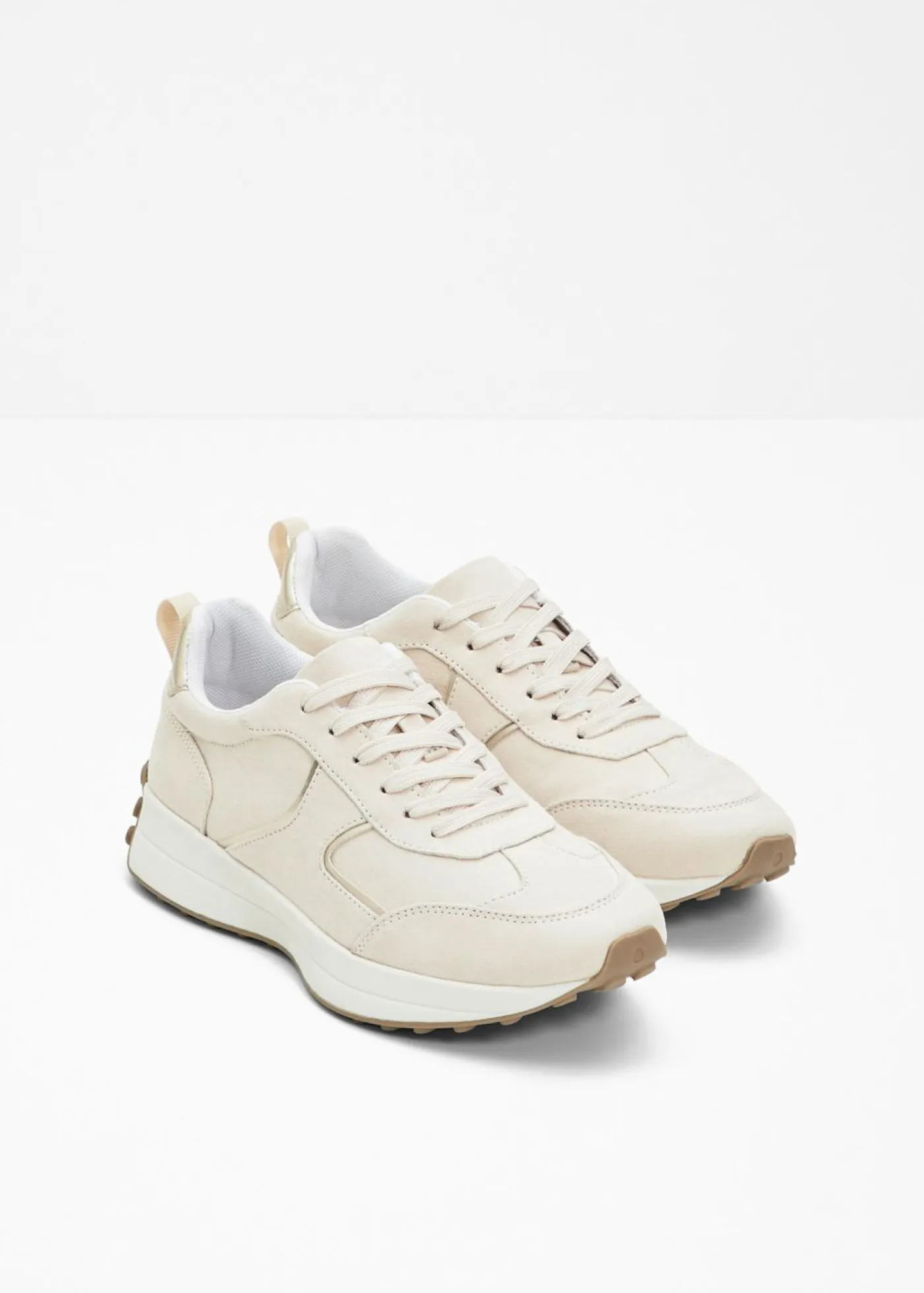 Outlet Zapatillas deportivas con detalles metálicos Mujer Tendencias·Zapatos Veganos|Zapatillas