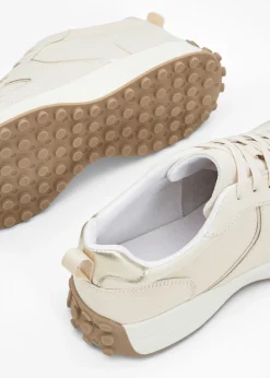 Outlet Zapatillas deportivas con detalles metálicos Mujer Tendencias·Zapatos Veganos|Zapatillas