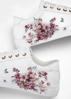 Sale Zapatillas deportivas con estampado de flores Mujer Tendencias·Zapatos Veganos|Novedades