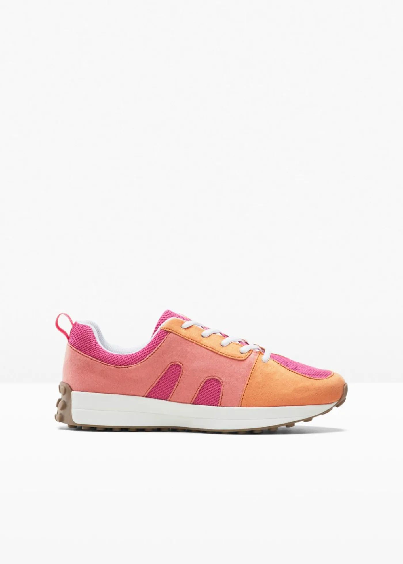 Outlet Zapatillas deportivas con inserto de malla Mujer Tendencias·Zapatos Veganos|Zapatillas