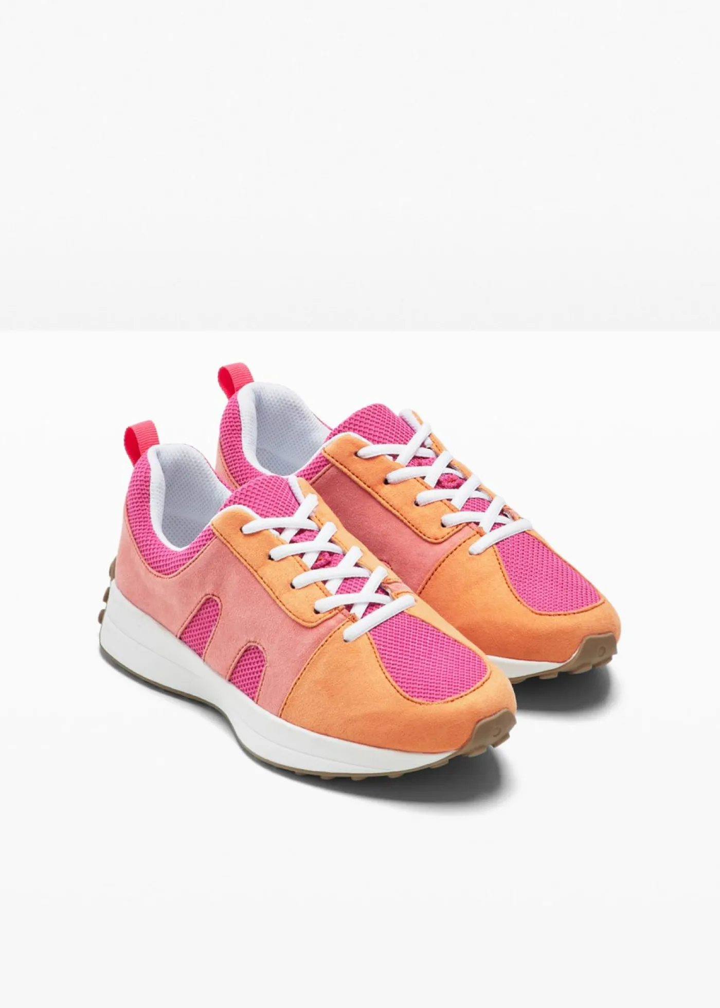 Outlet Zapatillas deportivas con inserto de malla Mujer Tendencias·Zapatos Veganos|Zapatillas