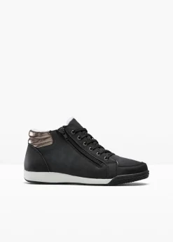 Clearance Zapatillas deportivas de caña alta con cremallera Mujer Botas De Pelo|Zapatillas