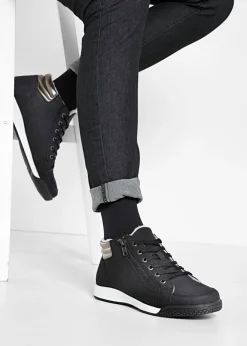 Clearance Zapatillas deportivas de caña alta con cremallera Mujer Botas De Pelo|Zapatillas