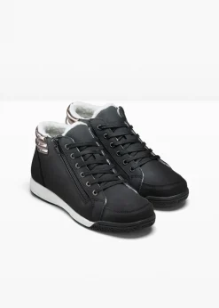 Clearance Zapatillas deportivas de caña alta con cremallera Mujer Botas De Pelo|Zapatillas