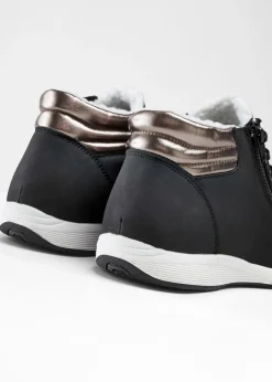 Clearance Zapatillas deportivas de caña alta con cremallera Mujer Botas De Pelo|Zapatillas