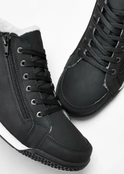 Clearance Zapatillas deportivas de caña alta con cremallera Mujer Botas De Pelo|Zapatillas