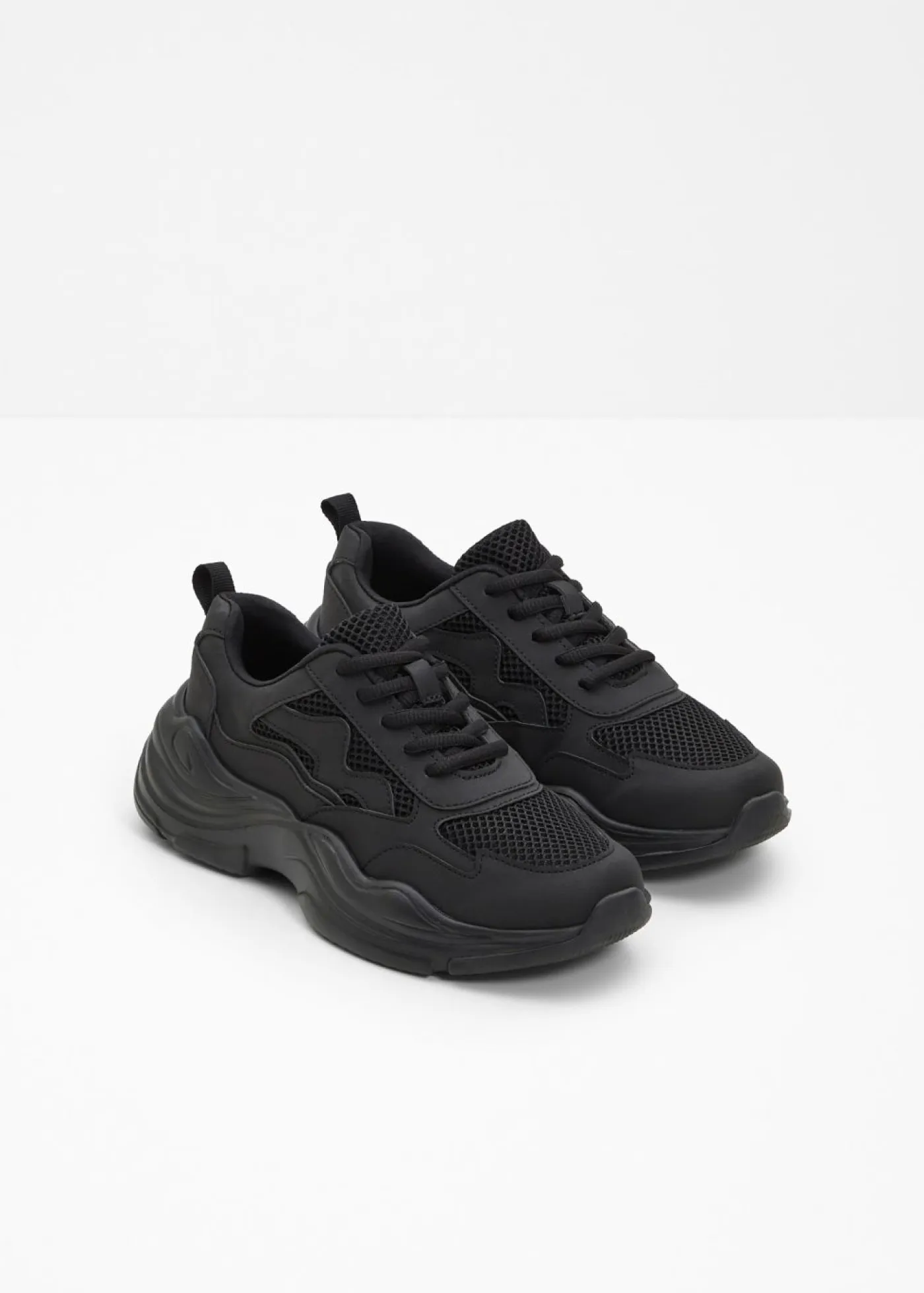 Hot Zapatillas deportivas tipo chunky con inserto de malla Mujer Tendencias·Zapatos Veganos|Zapatillas