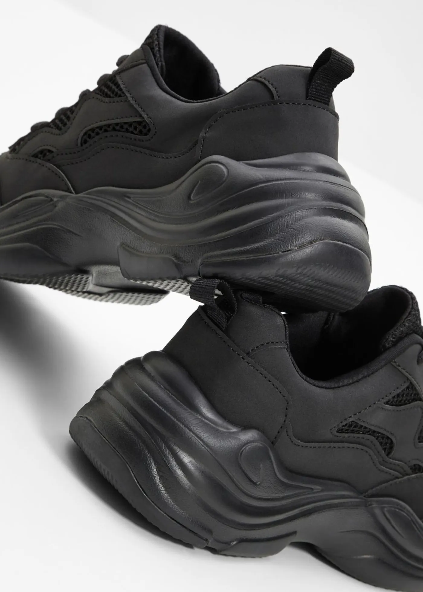Hot Zapatillas deportivas tipo chunky con inserto de malla Mujer Tendencias·Zapatos Veganos|Zapatillas