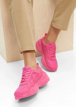 Zapatillas deportivas tipo chunky con inserto de malla Mujer Tendencias·Zapatos Veganos|Zapatillas