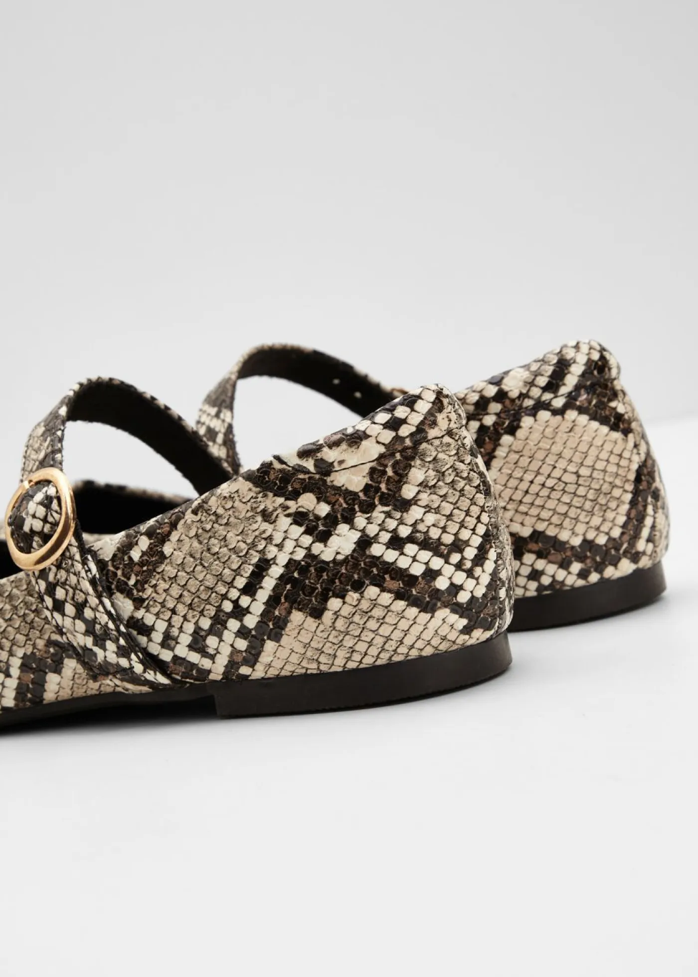 Outlet Zapato tipo Mary Jane con estampado animal Mujer Zapatos Primavera-Verano|Novedades