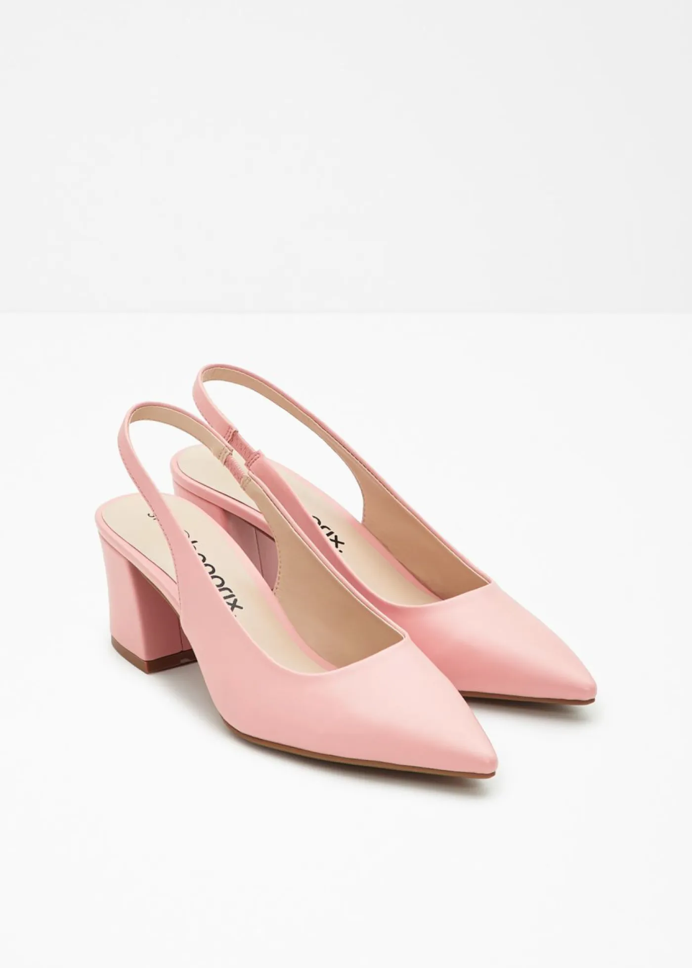 Outlet Zapatos con tacón grueso y talón al descubierto Mujer Zapatos De Salón