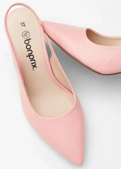 Outlet Zapatos con tacón grueso y talón al descubierto Mujer Zapatos De Salón