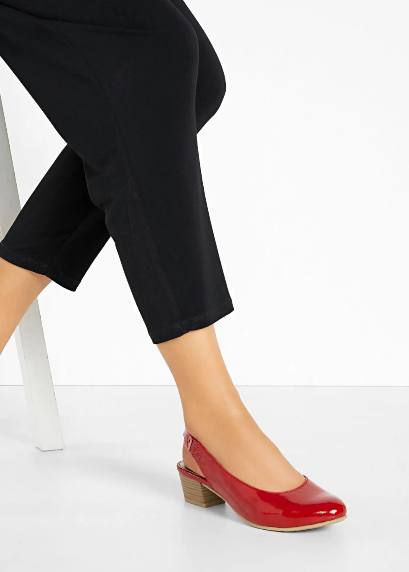 Sale Zapatos de tacón con el talón al descubierto Jana de ancho cómodo Mujer Zapatos De Marca·Jana|Zapatos Cómodos