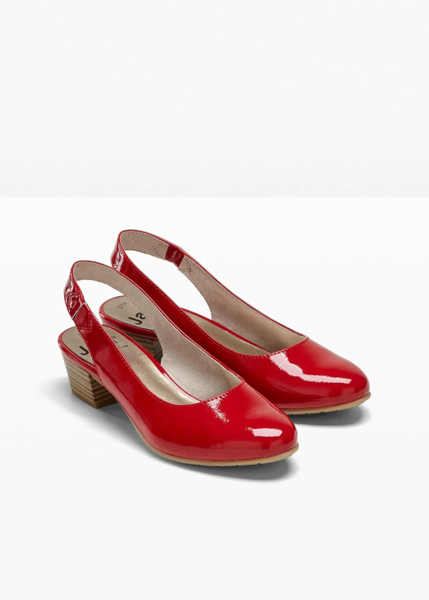 Sale Zapatos de tacón con el talón al descubierto Jana de ancho cómodo Mujer Zapatos De Marca·Jana|Zapatos Cómodos