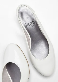 Outlet Zapatos de tacón con el talón al descubierto Jana de ancho cómodo Mujer Zapatos De Marca·Jana|Zapatos Cómodos